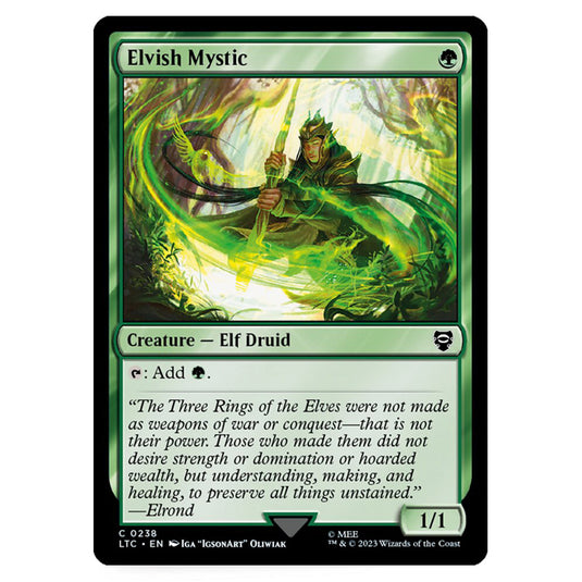 Magic The Gathering - The Lord of the Rings - Tales of Middle-Earth - Commander - Elvish Mystic - 0238