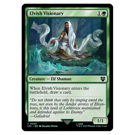 Magic The Gathering - The Lord of the Rings - Tales of Middle-Earth - Commander - Elvish Visionary - 0240