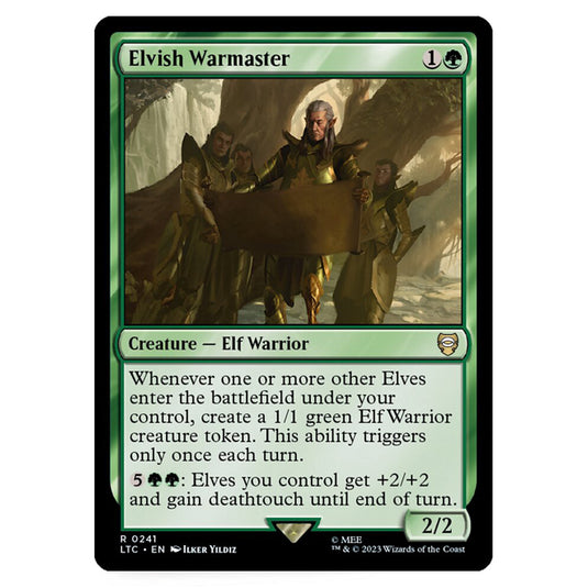 Magic The Gathering - The Lord of the Rings - Tales of Middle-Earth - Commander - Elvish Warmaster - 0241