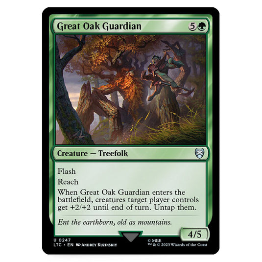 Magic The Gathering - The Lord of the Rings - Tales of Middle-Earth - Commander - Great Oak Guardian - 0247