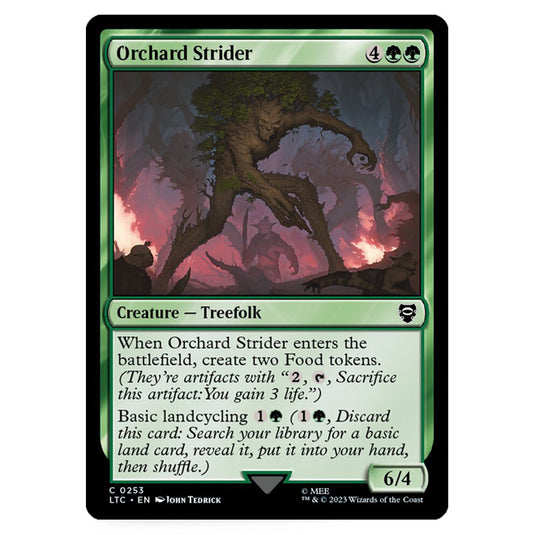 Magic The Gathering - The Lord of the Rings - Tales of Middle-Earth - Commander - Orchard Strider - 0253