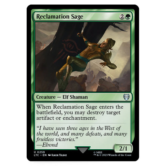 Magic The Gathering - The Lord of the Rings - Tales of Middle-Earth - Commander - Reclamation Sage - 0259