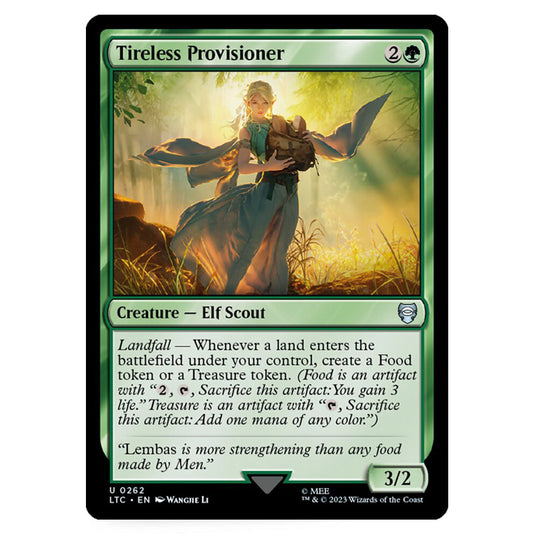 Magic The Gathering - The Lord of the Rings - Tales of Middle-Earth - Commander - Tireless Provisioner - 0262