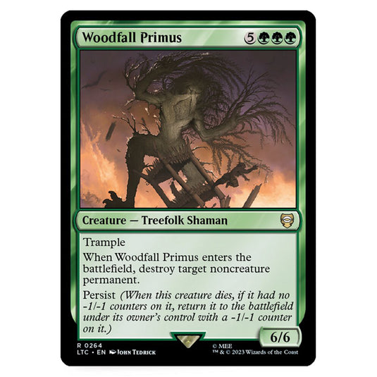 Magic The Gathering - The Lord of the Rings - Tales of Middle-Earth - Commander - Woodfall Primus - 0264