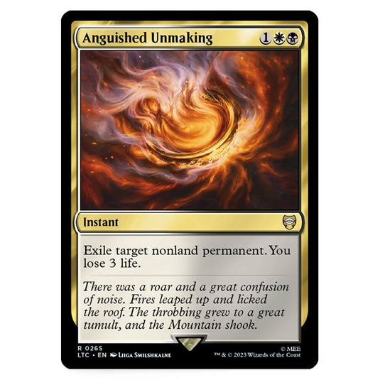 Magic The Gathering - The Lord of the Rings - Tales of Middle-Earth - Commander - Anguished Unmaking - 0265