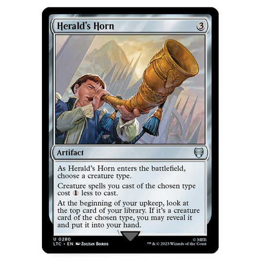 Magic The Gathering - The Lord of the Rings - Tales of Middle-Earth - Commander - Herald's Horn - 0280