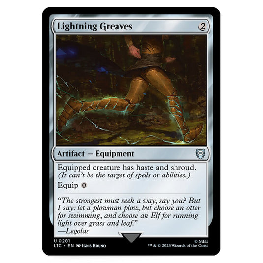 Magic The Gathering - The Lord of the Rings - Tales of Middle-Earth - Commander - Lightning Greaves - 0281