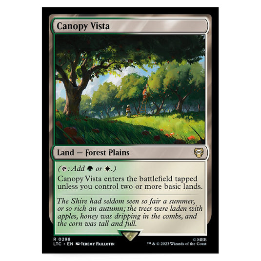 Magic The Gathering - The Lord of the Rings - Tales of Middle-Earth - Commander - Canopy Vista - 0298