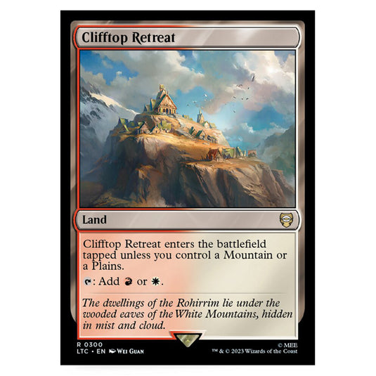 Magic The Gathering - The Lord of the Rings - Tales of Middle-Earth - Commander - Clifftop Retreat - 0300