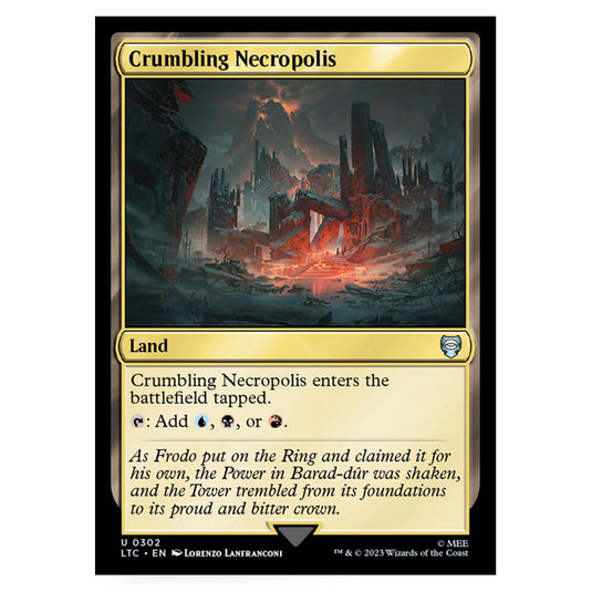 Magic The Gathering - The Lord of the Rings - Tales of Middle-Earth - Commander - Crumbling Necropolis - 0302