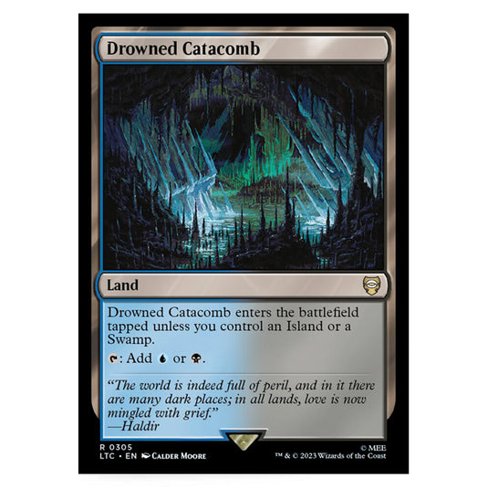 Magic The Gathering - The Lord of the Rings - Tales of Middle-Earth - Commander - Drowned Catacomb - 0305