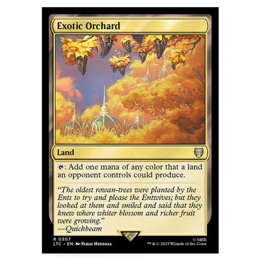 Magic The Gathering - The Lord of the Rings - Tales of Middle-Earth - Commander - Exotic Orchard - 0307