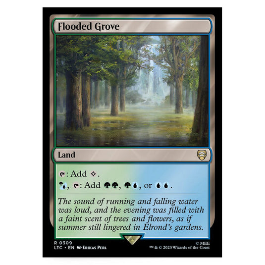 Magic The Gathering - The Lord of the Rings - Tales of Middle-Earth - Commander - Flooded Grove - 0309