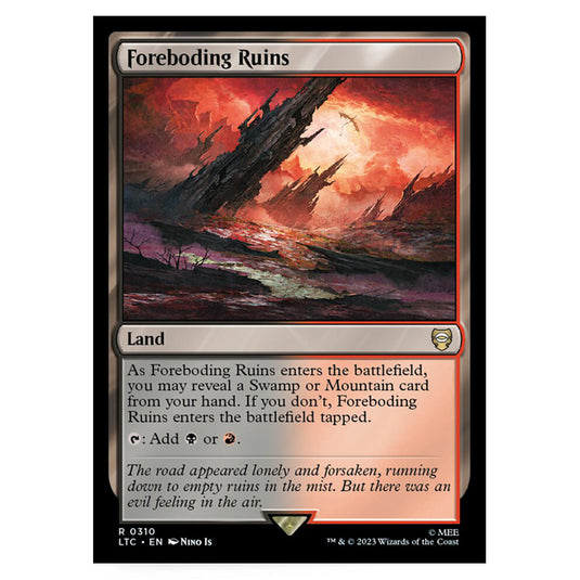 Magic The Gathering - The Lord of the Rings - Tales of Middle-Earth - Commander - Foreboding Ruins - 0310