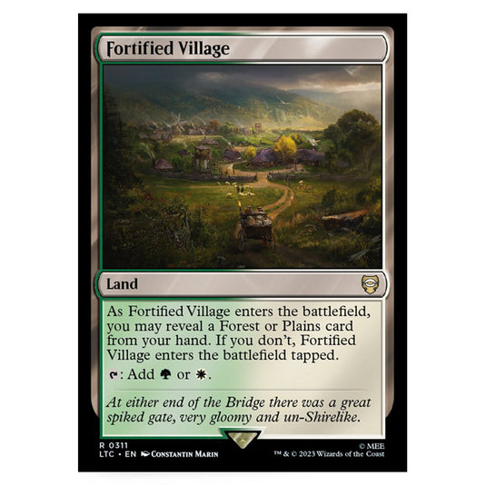 Magic The Gathering - The Lord of the Rings - Tales of Middle-Earth - Commander - Fortified Village - 0311