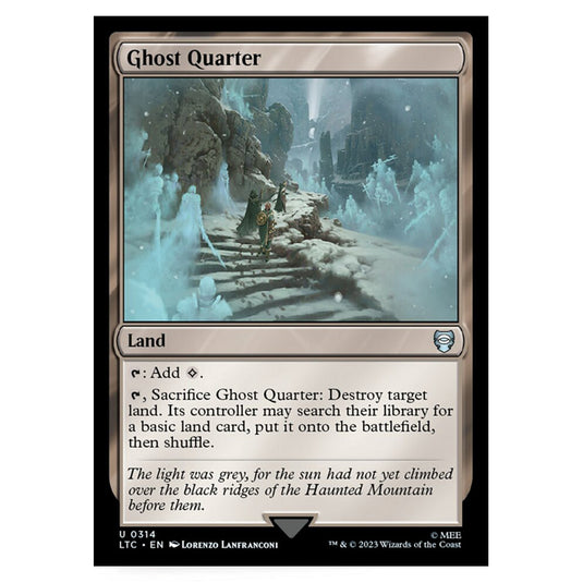 Magic The Gathering - The Lord of the Rings - Tales of Middle-Earth - Commander - Ghost Quarter - 0314