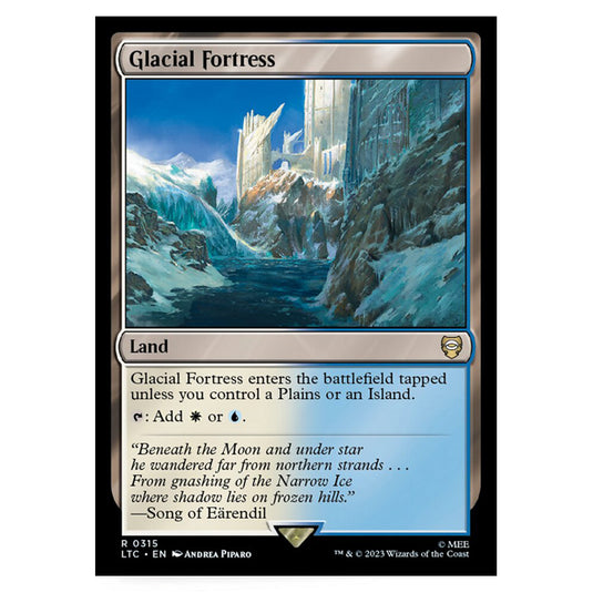 Magic The Gathering - The Lord of the Rings - Tales of Middle-Earth - Commander - Glacial Fortress - 0315