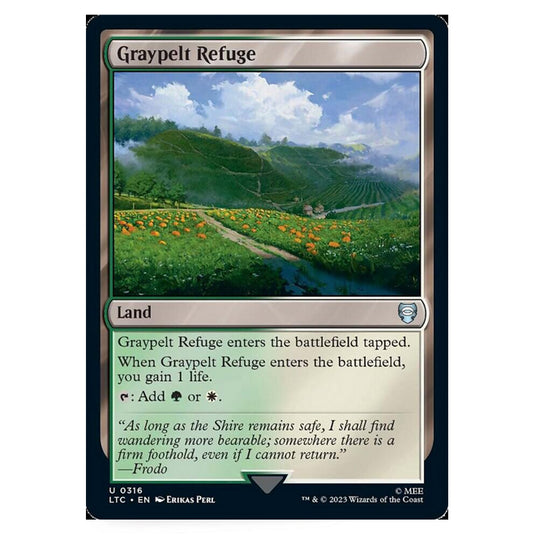 Magic The Gathering - The Lord of the Rings - Tales of Middle-Earth - Commander - Graypelt Refuge - 0316