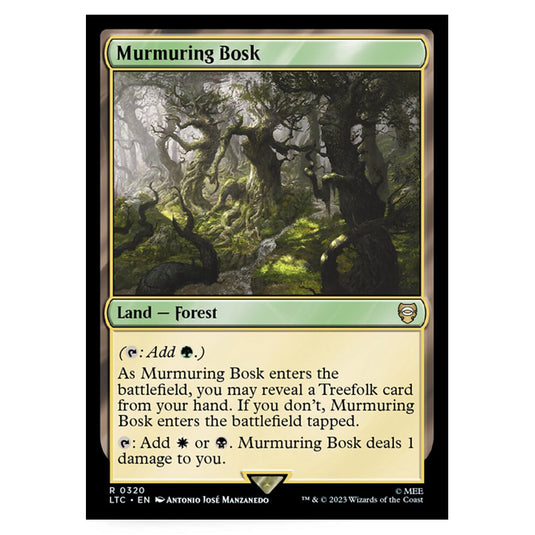 Magic The Gathering - The Lord of the Rings - Tales of Middle-Earth - Commander - Murmuring Bosk - 0320