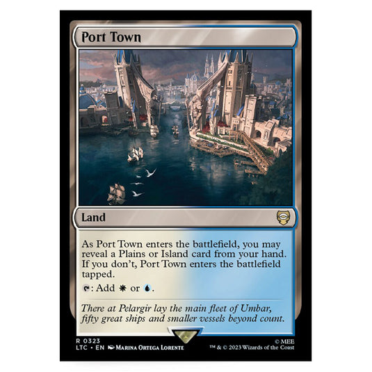 Magic The Gathering - The Lord of the Rings - Tales of Middle-Earth - Commander - Port Town - 0323