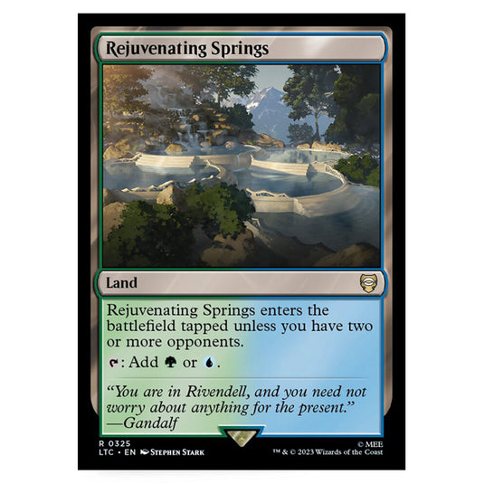 Magic The Gathering - The Lord of the Rings - Tales of Middle-Earth - Commander - Rejuvenating Springs - 0325