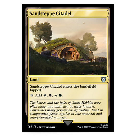 Magic The Gathering - The Lord of the Rings - Tales of Middle-Earth - Commander - Sandsteppe Citadel - 0327