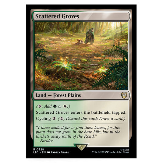 Magic The Gathering - The Lord of the Rings - Tales of Middle-Earth - Commander - Scattered Groves - 0328