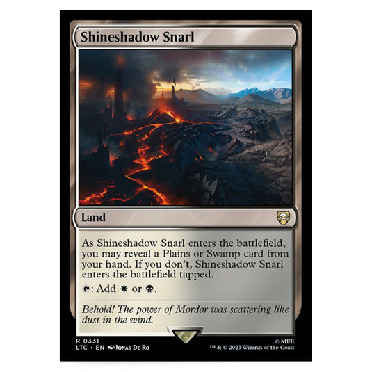 Magic The Gathering - The Lord of the Rings - Tales of Middle-Earth - Commander - Shineshadow Snarl - 0331