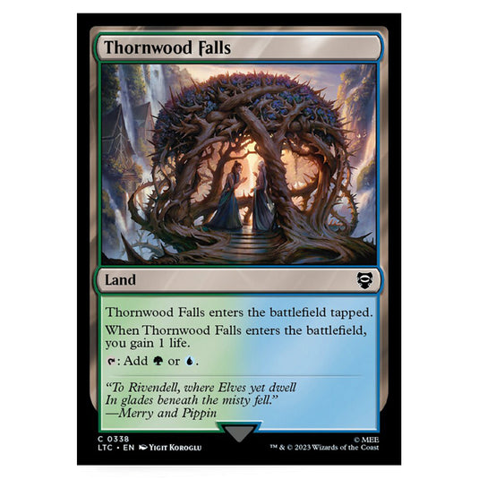 Magic The Gathering - The Lord of the Rings - Tales of Middle-Earth - Commander - Thornwood Falls - 0338