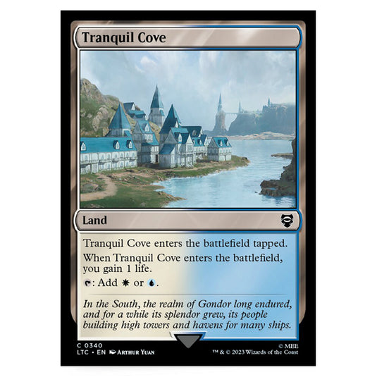 Magic The Gathering - The Lord of the Rings - Tales of Middle-Earth - Commander - Tranquil Cove - 0340