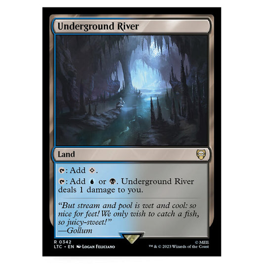 Magic The Gathering - The Lord of the Rings - Tales of Middle-Earth - Commander - Underground River - 0342