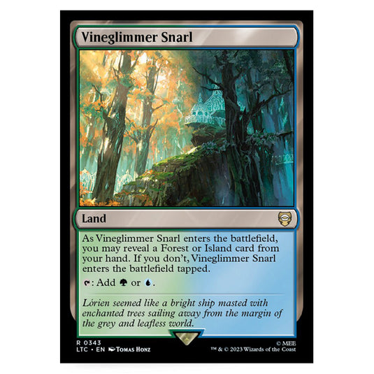 Magic The Gathering - The Lord of the Rings - Tales of Middle-Earth - Commander - Vineglimmer Snarl - 0343