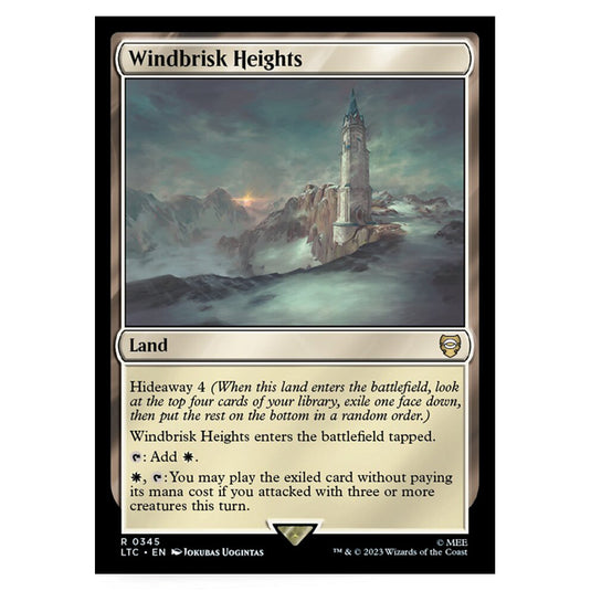 Magic The Gathering - The Lord of the Rings - Tales of Middle-Earth - Commander - Windbrisk Heights - 0345