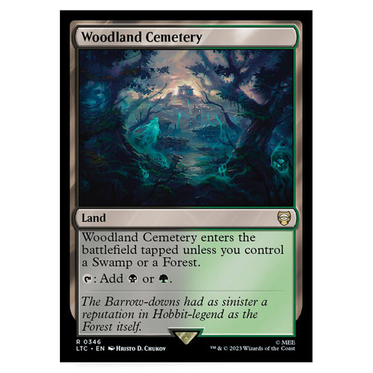 Magic The Gathering - The Lord of the Rings - Tales of Middle-Earth - Commander - Woodland Cemetery - 0346