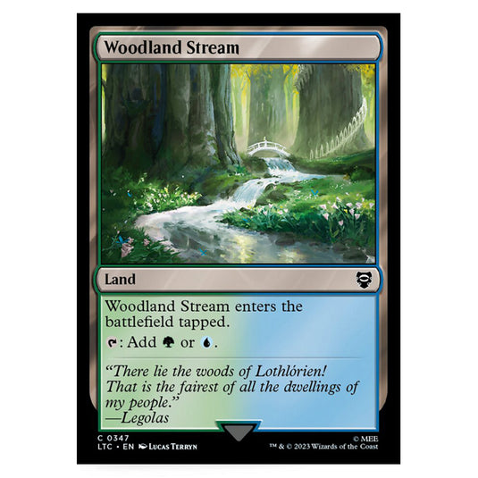 Magic The Gathering - The Lord of the Rings - Tales of Middle-Earth - Commander - Woodland Stream - 0347