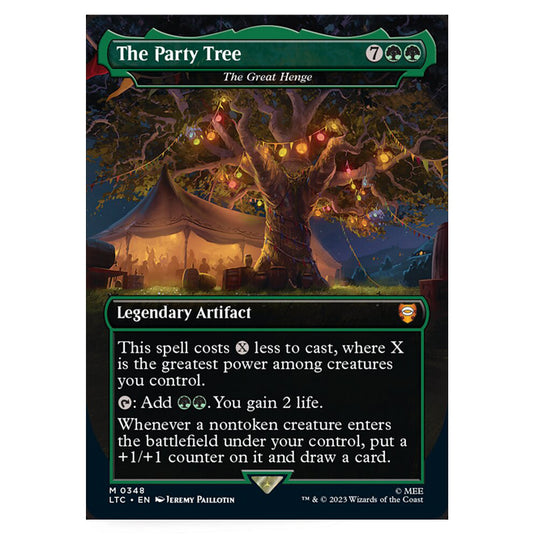 Magic The Gathering - The Lord of the Rings - Tales of Middle-Earth - Commander - The Great Henge (Alternate-Art Borderless Card)  - 0348