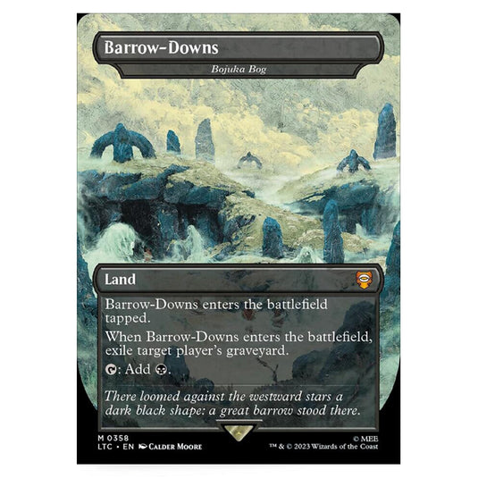 Magic The Gathering - The Lord of the Rings - Tales of Middle-Earth - Commander - Bojuka Bog (Alternate-Art Borderless Card)  - 0358