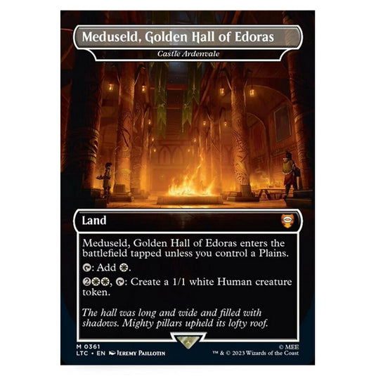 Magic The Gathering - The Lord of the Rings - Tales of Middle-Earth - Commander - Castle Ardenvale (Alternate-Art Borderless Card)  - 0361