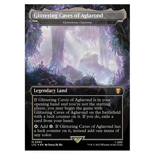 Magic The Gathering - The Lord of the Rings - Tales of Middle-Earth - Commander - Gemstone Caverns - 0394