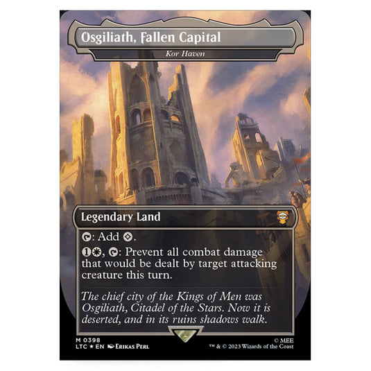 Magic The Gathering - The Lord of the Rings - Tales of Middle-Earth - Commander - Kor Haven - 0398