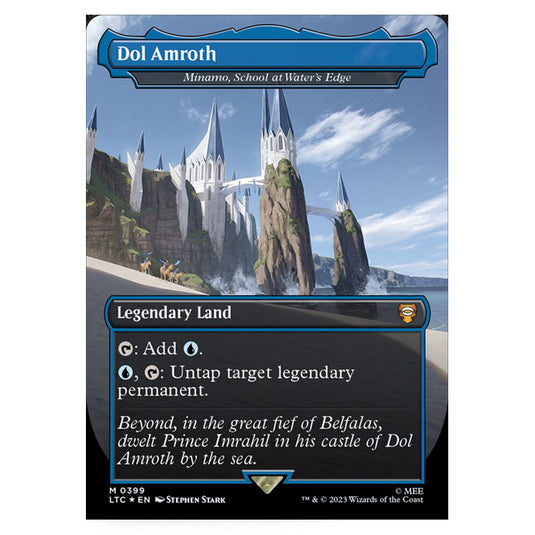 Magic The Gathering - The Lord of the Rings - Tales of Middle-Earth - Commander - Minamo, School at Water's Edge - 0399