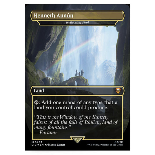 Magic The Gathering - The Lord of the Rings - Tales of Middle-Earth - Commander - Reflecting Pool - 0403