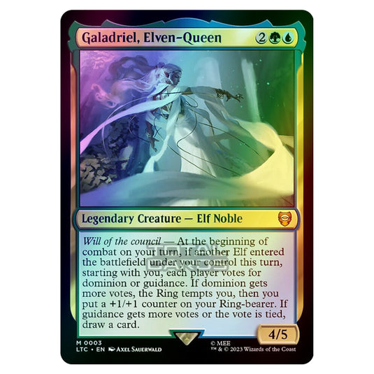 Magic The Gathering - The Lord of the Rings - Tales of Middle-Earth - Commander - Galadriel, Elven-Queen - 0003 (Foil)