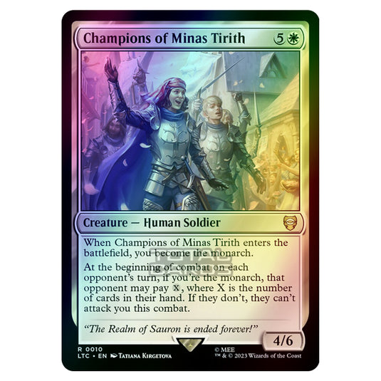 Magic The Gathering - The Lord of the Rings - Tales of Middle-Earth - Commander - Champions of Minas Tirith - 0010 (Foil)