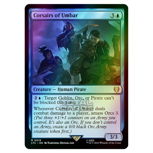 Magic The Gathering - The Lord of the Rings - Tales of Middle-Earth - Commander - Corsairs of Umbar - 0019 (Foil)