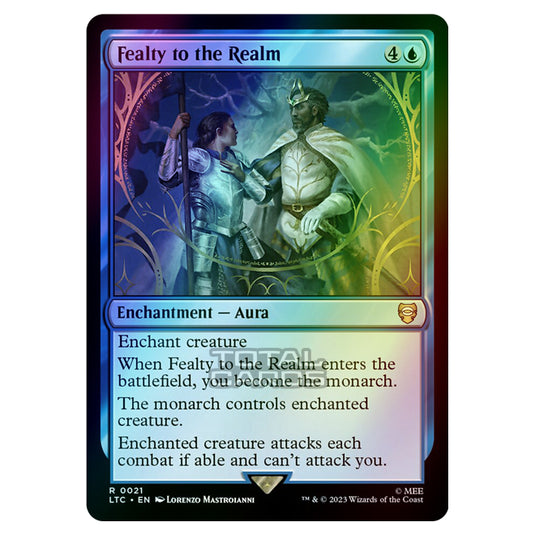 Magic The Gathering - The Lord of the Rings - Tales of Middle-Earth - Commander - Fealty to the Realm - 0021 (Foil)