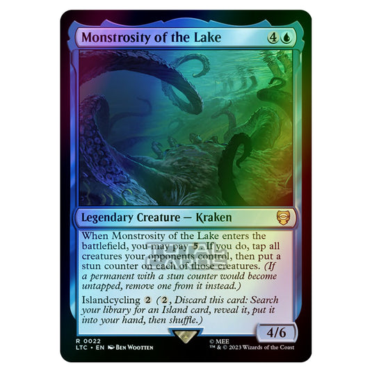 Magic The Gathering - The Lord of the Rings - Tales of Middle-Earth - Commander - Monstrosity of the Lake - 0022 (Foil)