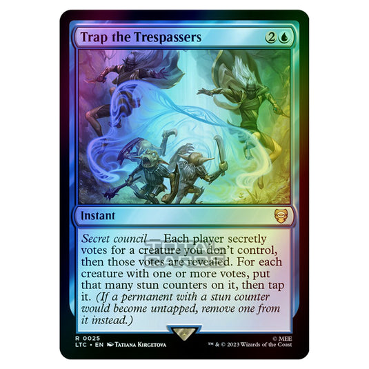 Magic The Gathering - The Lord of the Rings - Tales of Middle-Earth - Commander - Trap the Trespassers - 0025 (Foil)