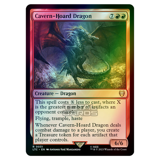 Magic The Gathering - The Lord of the Rings - Tales of Middle-Earth - Commander - Cavern-Hoard Dragon - 0031 (Foil)