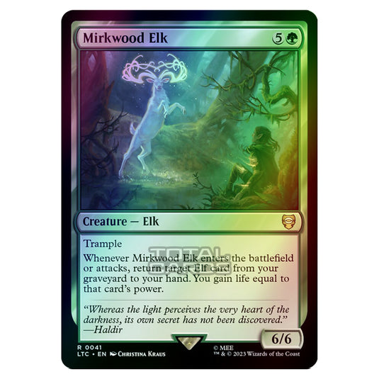 Magic The Gathering - The Lord of the Rings - Tales of Middle-Earth - Commander - Mirkwood Elk - 0041 (Foil)